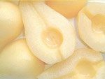 canned bartlett pear in syrup
